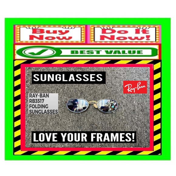 ✅🆕🚨🔴🌸S🌸A🌸L🌸E🌸🌠🔴📢RAY BAN Fold SUNGLASSES Unisex EYEWEAR🟢BUY NOW📲💸🟢 - Picture 8 of 16